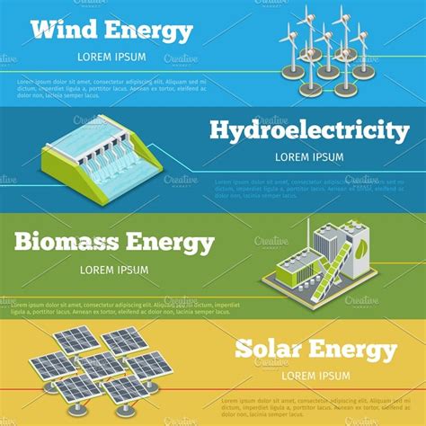 Renewable Energy Infographics Pre Designed Illustrator Graphics