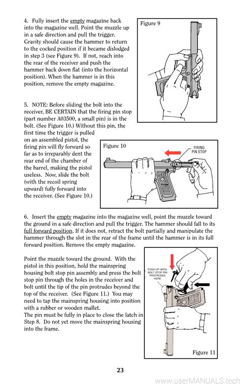 Ruger Mark Iii Instruction Manual Page 3