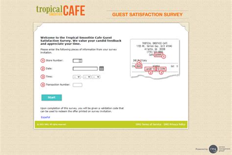 Tropical Smoothie Survey Letter Racer Guides