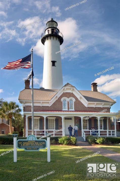 St Simons Island Lighthouse And Lighthouse Keepers House Museum 1872