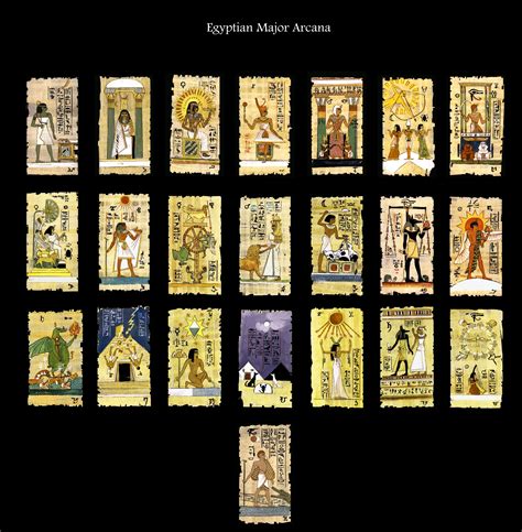 22 Major Arcana Tarot Ancient Egypt Complete Tarot Major Arcana
