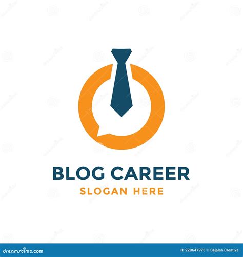 Blog Career Logo Template Design Stock Vector Illustration Of Life