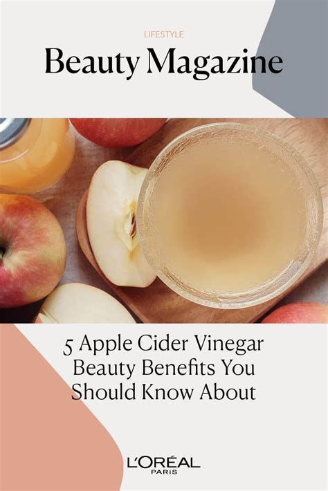5 Apple Cider Vinegar Beauty Benefits You Should Know About Apple Cider Vinegar Beauty Apple