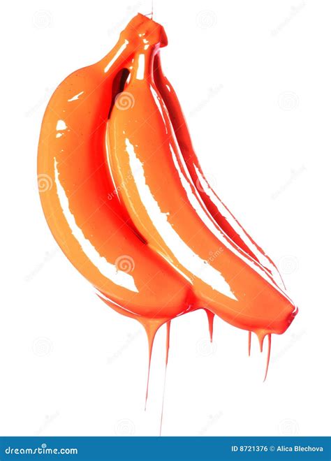 Bananas Stock Photo Image Of Color Bananas Orange Banana 8721376