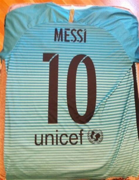 Lionel Messi Fc Barcelona Nike Third Replica Jersey 201617 Size Xl