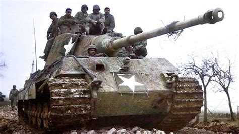 King Tiger Tank Of The Us Army Captured German Tiger Ii Heavy Tank
