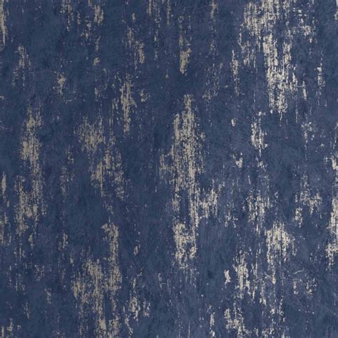 Graham And Brown Sublime Industrial Distressed Navy Blue