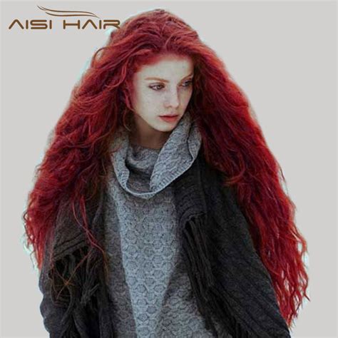 Is A Wig 30 Synthetic Red Black Dark Brown And Ombre