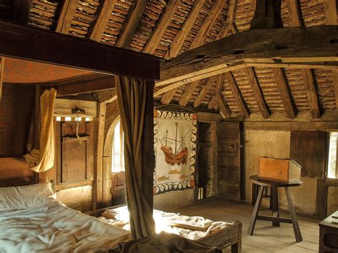 This Is A Middle Class Style Bedroom Common From The Medieval Era As