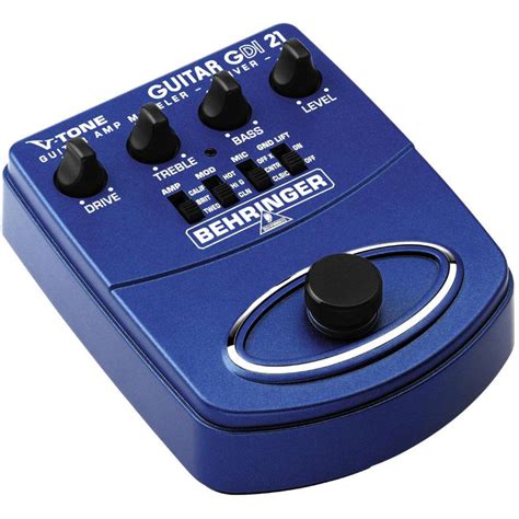 behringer gdi21 v tone guitar amp modeler preamp di box