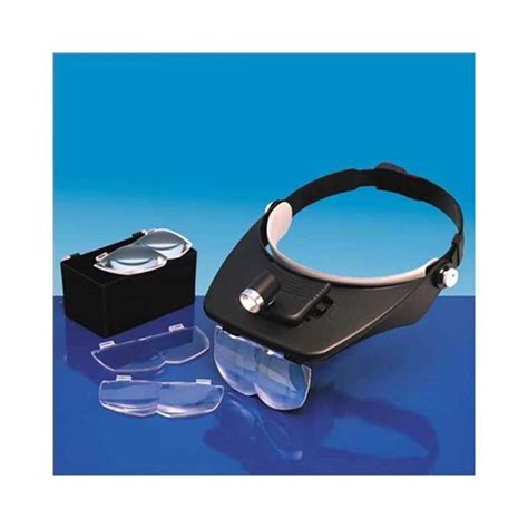lightcraft lc1764 headband magnifier with 4 lenses