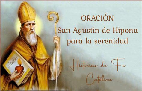 Oración A San Agustín De Hipona Para La Serenidad Historias De Fe