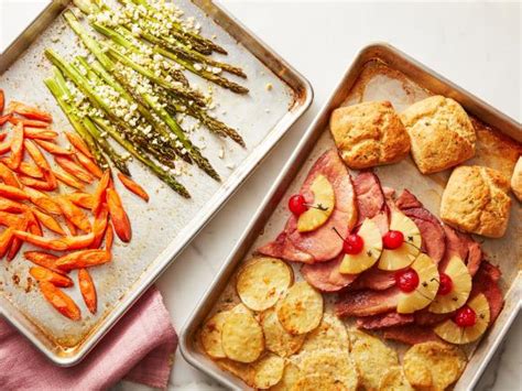 Easter Dinner On Two Sheet Pans Recipe Food Network Kitchen Food