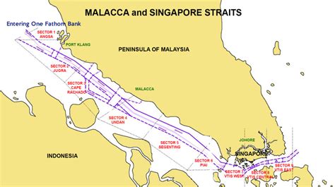 Malacca Straits Map Pacific Venture Marine