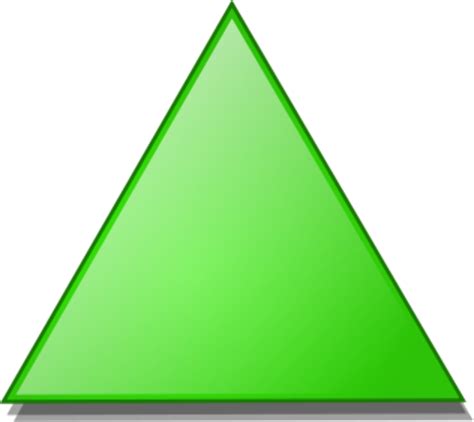Download High Quality Triangle Clipart Green Transparent Png Images