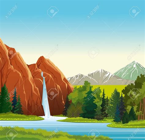 Mountain Waterfall Clipart 20 Free Cliparts Download Images On