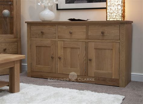 Woodbridge Oak Large Sideboard Edmunds And Clarke Furniture