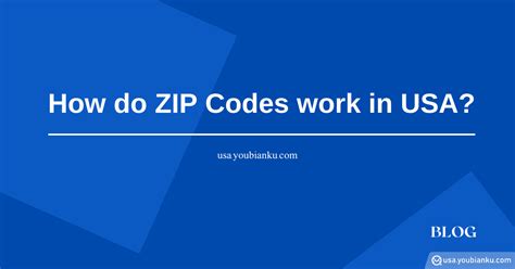 How Do Zip Codes Work In Usa 미국 우편 번호