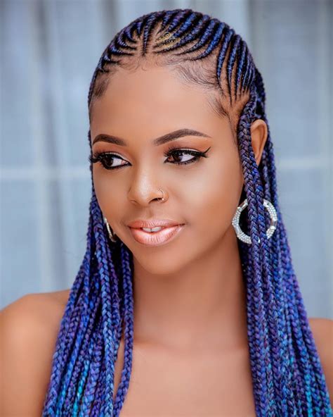 Unique braided straight up hairstyles hair styles cornrow hairstyles african american braided hairstyles from i.pinimg.com. 11 Latest Stunning Braids You Would Love » Simply Fashion ...