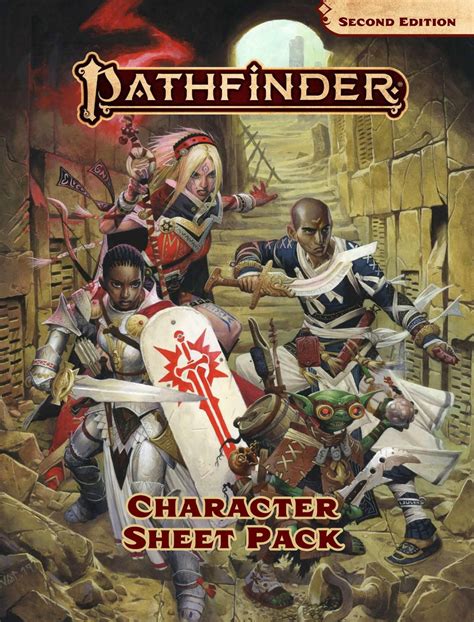 Pathfinder Roleplaying Game 2nd Edition Pathfinder Character Sheet