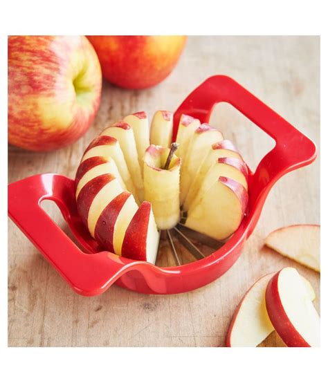 Super Gravy Apple Cutterslicer With 8 Blades Pack Of 2 Multicolor