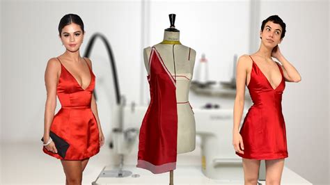 Recreating Selena Gomez Red Dior Mini Dress At The Rudderless Youtube