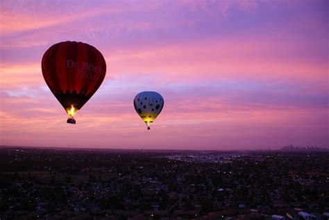Free Images Sky Sunset Purple Hot Air Balloon Fly