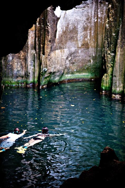 Visiting The Blue Lagoon Caves In Fiji Holiday At Yasawa Island Resort