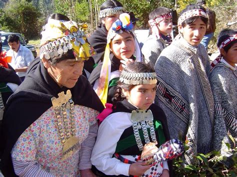 Mapuche Indians Festival Captain Hat Bikins Indigenous Culture