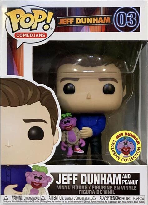 Pop Comedians Jeff Dunham And Peanut Jan 2020 Action Figure By Funko