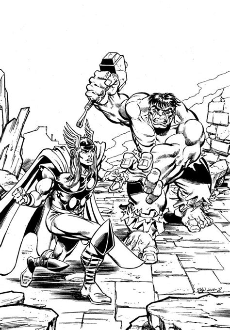 Hulk Vs Thor By Simon Williams Art On Deviantart