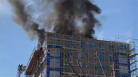 high rise building fire pictures
