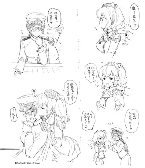 Nyoriko Female Admiral Kancolle Kashima Kancolle Kantai