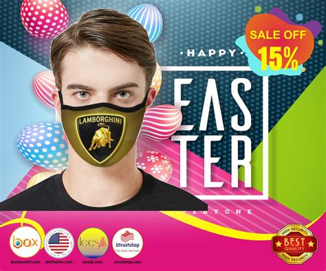 Lamborghini Cloth Face Mask