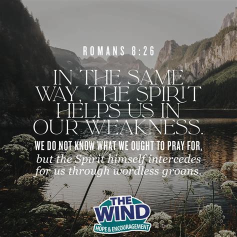 Verse Of The Day Romans 826 The Wind
