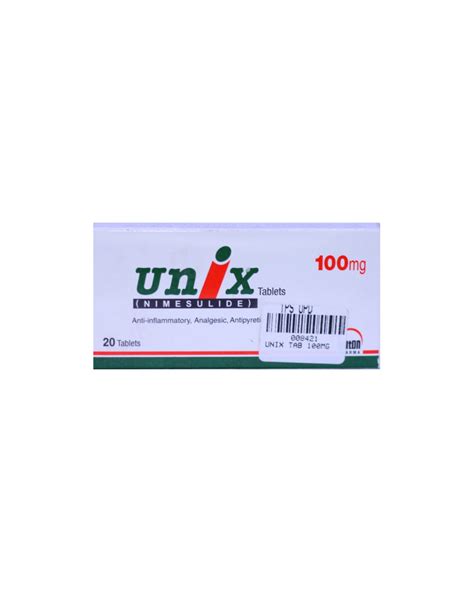 Unix 100mg Tablets Time Medical