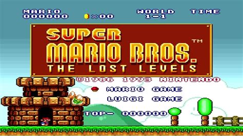 Super Mario Bros The Lost Levels Snes Opening Youtube