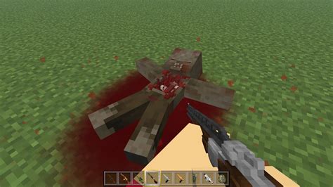 Realistic Gore Mod In Minecraft Pe Radiums Armament Mod In Minecraft