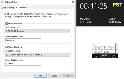 How To Show Multiple Clocks On Taskbar In Windows 111