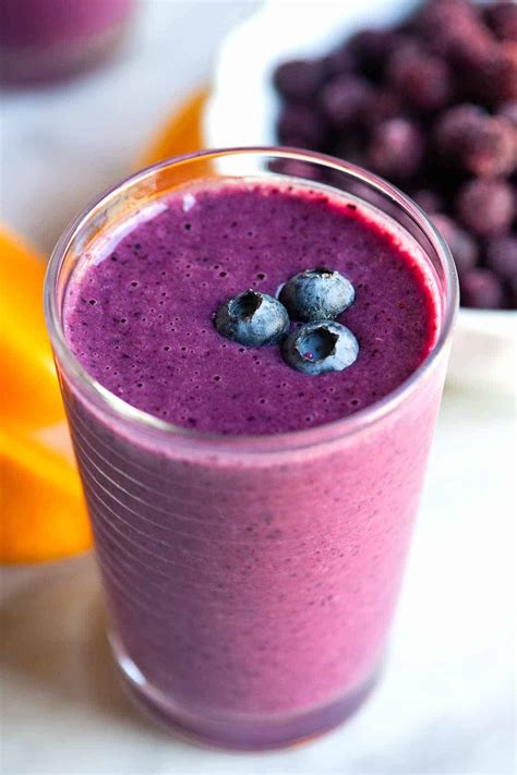 How To Make A Smoothie Blueberry Blissjuicesmoothieself