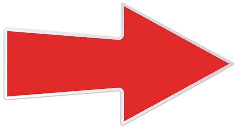 Red Right Arrow Png Clip Art Library