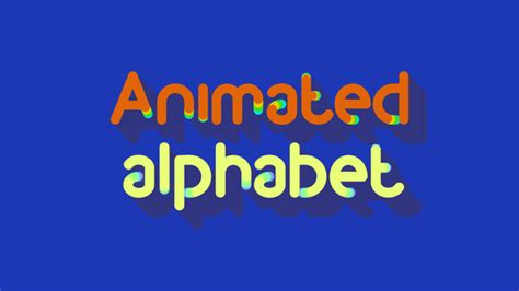 Animated Alphabet Videohive 33698933 After Effects Templates