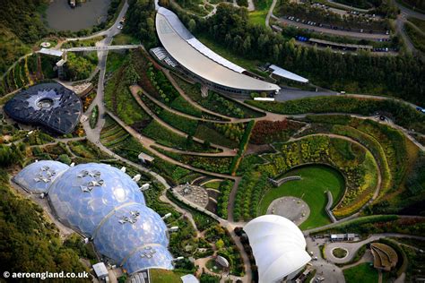 Aeroengland Aerial Photograph Of The Eden Project Cornwall England Uk