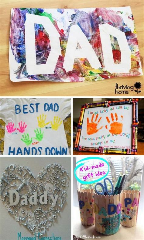 Christmas shopping for your dads can be extremely difficult because they never admit that they need anything. Awesome DIY Father's Day Gifts From Kids 2017 | Diy father ...