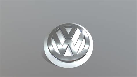 Volkswagen Logo Download Free 3d Model By Samura It Bd Samura2021
