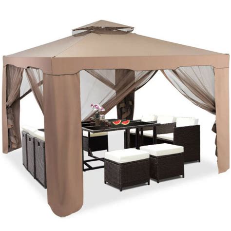 Gymax 10x 10′ Canopy Gazebo Tent Shelter Frugal Buzz
