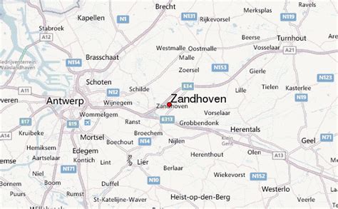 Ubicación de zandhoven en la provincia de amberes. Zandhoven Stadsgids
