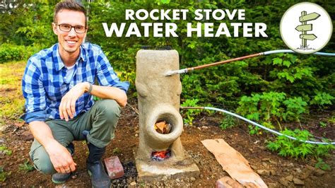 Diy Off Grid Water Heater With A Rocket Stove