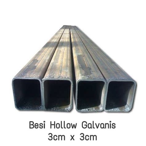 Besi Hollow Galvanis 3cm X 3cm 1mm Lazada Indonesia