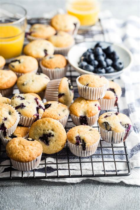 Mini Blueberry Muffins Foodness Gracious